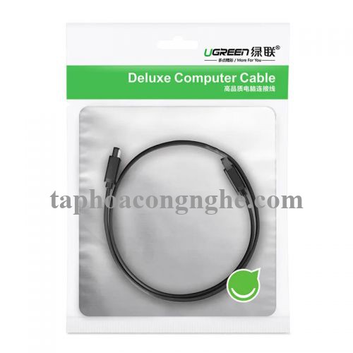 Ugreen 50399 0.5M màu Đen Cáp truyền dữ liệu SATA 3.0 cao cấp US217 30050399